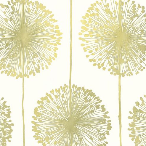 Buy Muriva Dandelion Wallpaper - Green from our Wallpaper range - Tesco