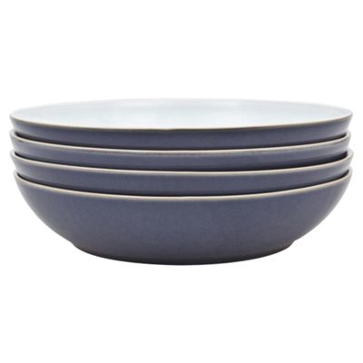 Buy Denby Essentials Dusk Blue & Mint 4 Piece Pasta Bowl Set from our ...