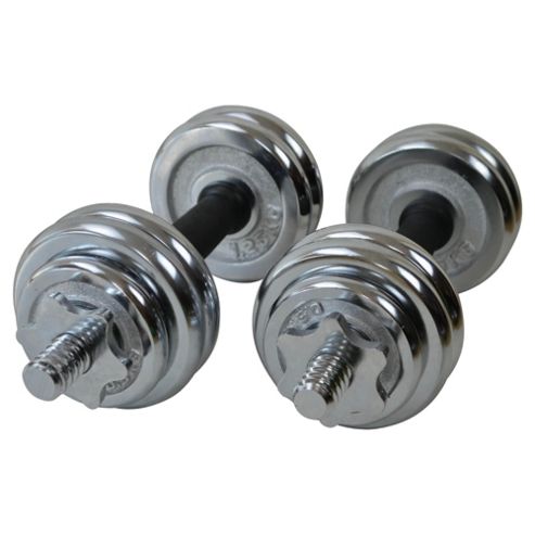 Buy Chrome Dumbbell Set, 16kg from our All Weights and Strength ...