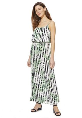 tesco striped maxi dress