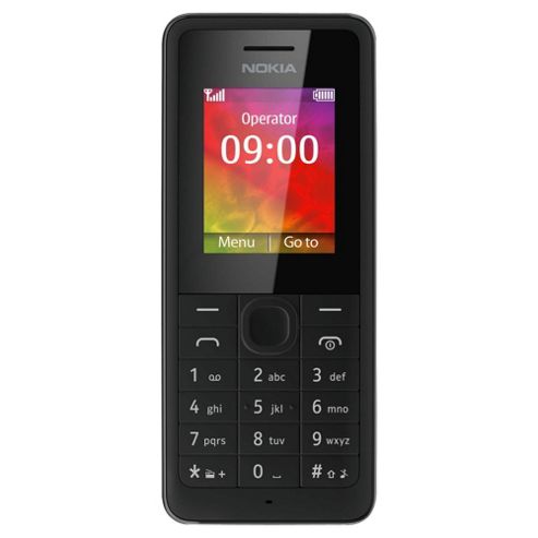 Buy Tesco Mobile Nokia 106 Black from our Pay as you go Phones range ...