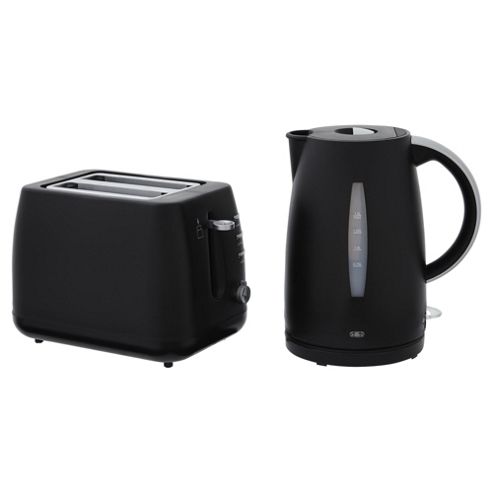 Buy Tesco Kettle and Toaster Set Black from our Jug Kettles range - Tesco