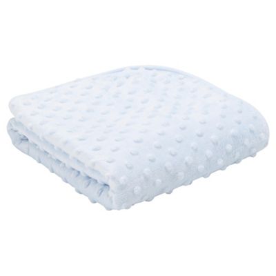 Buy Tesco Popcorn blanket blue from our Throws, Blankets & Bedspreads ...
