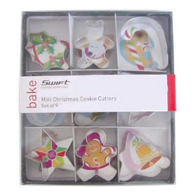 Buy Mini Christmas Cookie Cutters, Set of 9 from our Cookie Cutters range - Tesco