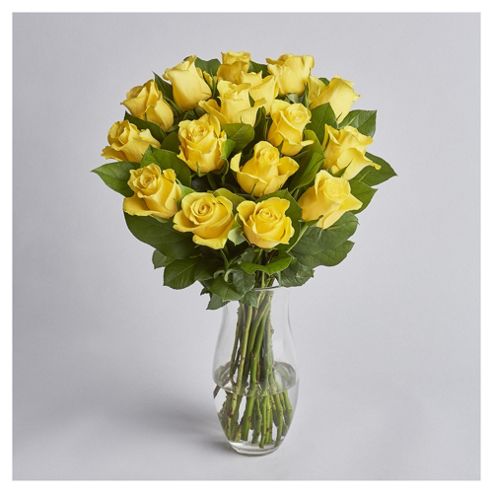 Buy Simply Roses Yellow Bouquet from our Thank You Flowers range - Tesco