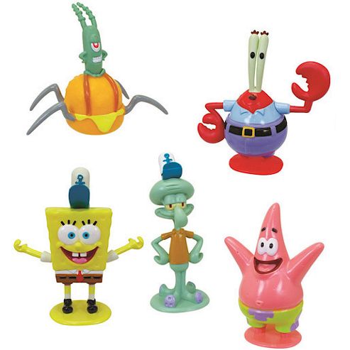 Spongebob Squarepants 5 Figure Set - Gambaran