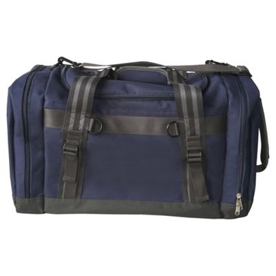 navy holdall