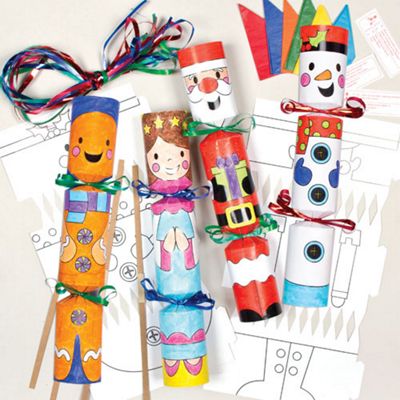 Buy Colour in Christmas Cracker Kits for Children to Make and Decorate ...