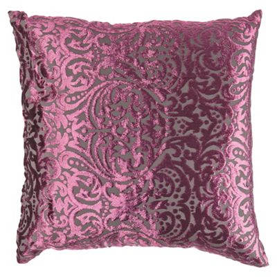 Buy F&F Home Damask Devore Cushion Purple from our Cushions range - Tesco