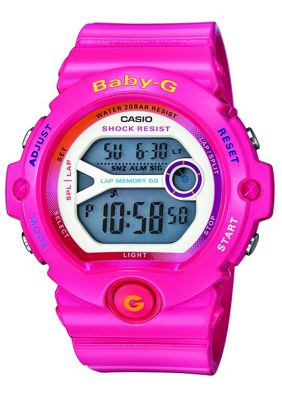 Buy Casio Baby-G Ladies Pink Stopwatch Countdown timer Lap Memory Watch ...