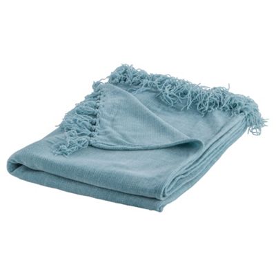 Buy Tesco Chenille Throw- Duck Egg 125X160Cm from our Throws, Blankets ...