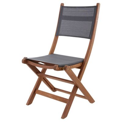 Buy Kingsbury Mesh and Wood Folding Garden Chair, 2 Pack from our