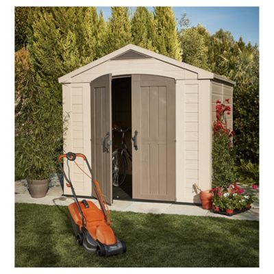 buy keter apex plastic garden shed, 8x8 ft from our keter