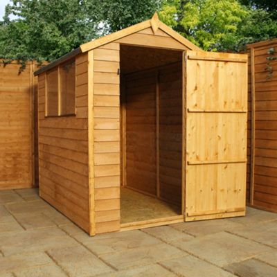 Buy Mercia Apex Overlap Wooden Shed, 6x4ft from our Wooden 