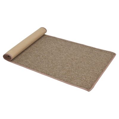 tesco runner washable biscuit plain mats range