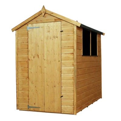 Buy Mercia Shiplap Apex Wooden Shed, 6x4ft from our Wooden 