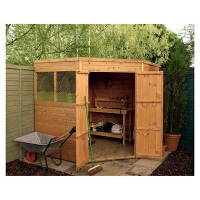 buy yardmaster metal pent shed from our metal sheds range