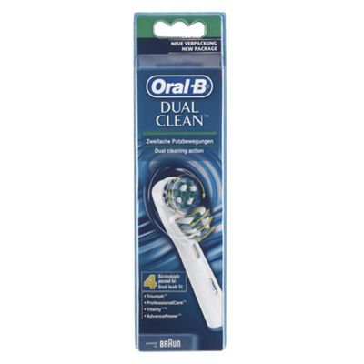 Buy Oral B Dual Clean Refill Heads (4 Pack) From Our Electric ...