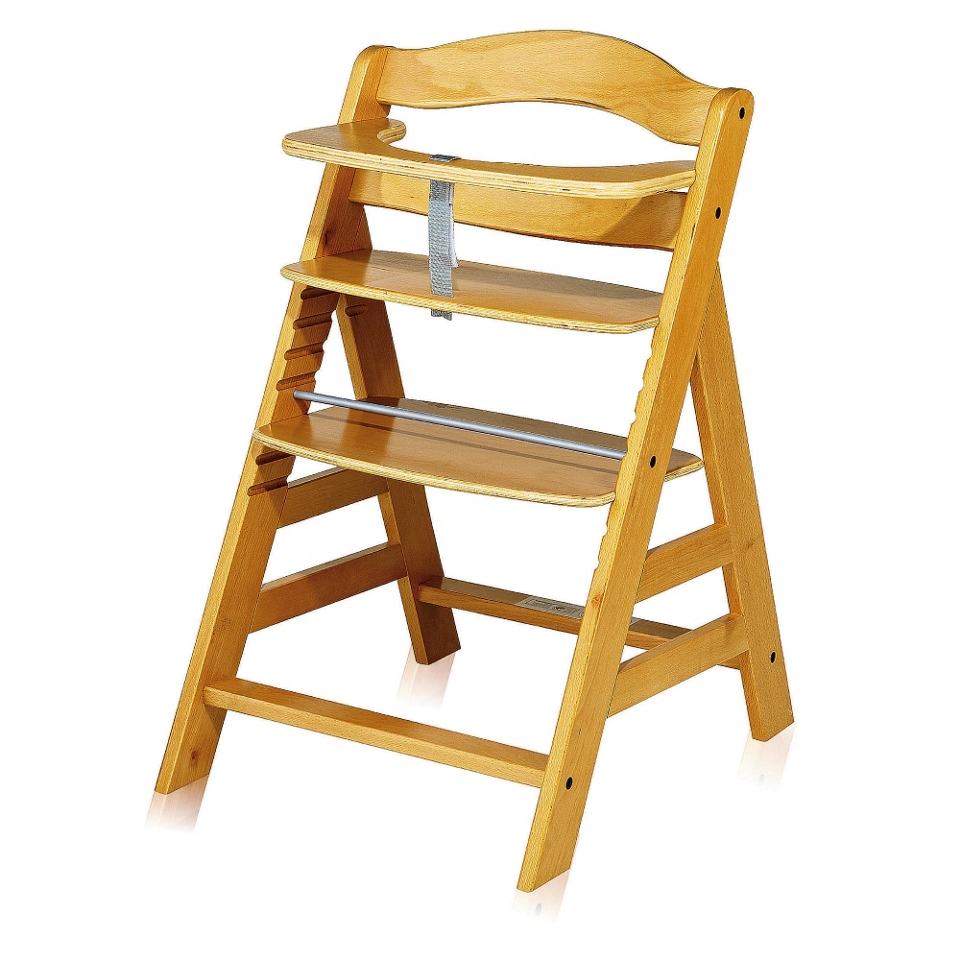 Hauck Alpha Wooden Grow With You Highchair, Natural