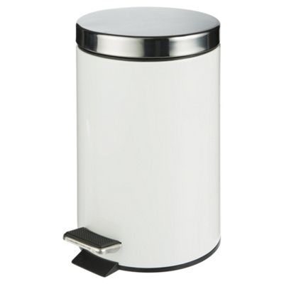 Buy Tesco Metal Bathroom Bin White from our Waste Bins range - Tesco