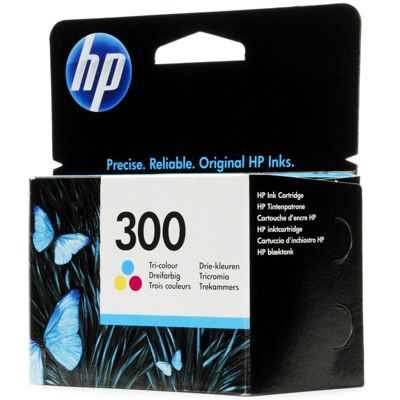 Buy HP 300 Printer Ink Cartridge CC643EE Tri Colour From Our HP Ink Cartridges Range Tesco