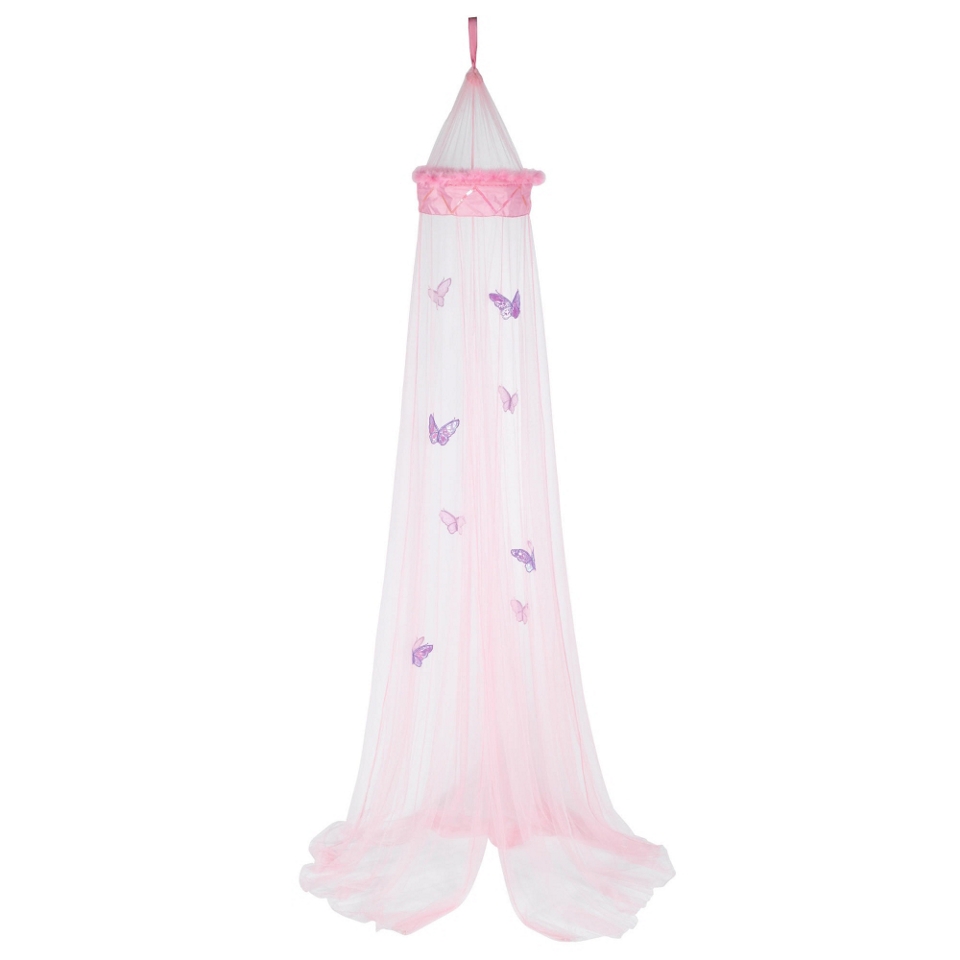 Buy Tesco Fluffy Bed Canopy with Butterflies from our Bed Tents 