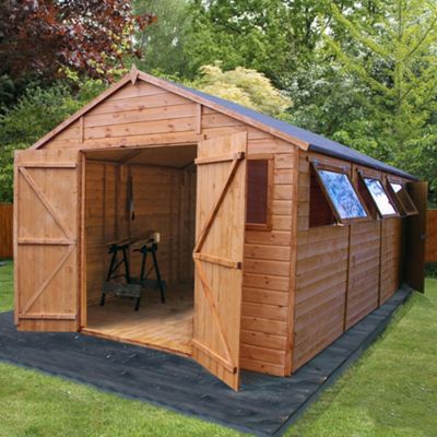 Buy Mercia Shiplap Workshop from our Wooden Sheds range 