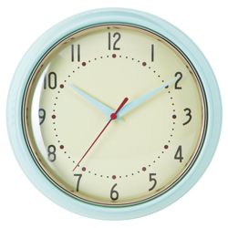 Buy Tesco Clocks Retro Duck Egg Clock from our Clocks range - Tesco.com