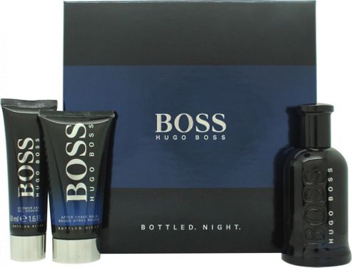 Buy Hugo Boss Boss Bottled Night Gift Set 100ml EDT + 50ml Shower Gel ...