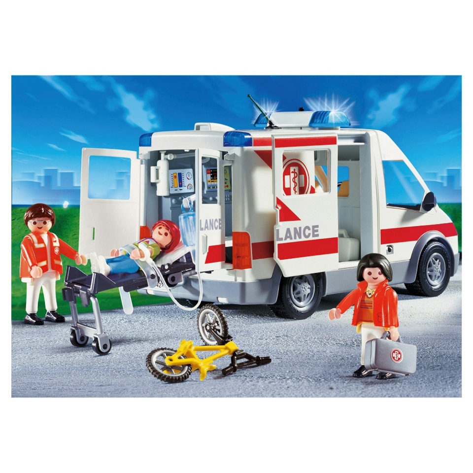 Buy Playmobil Ambulance from our Building Blocks range   Tesco