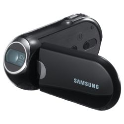 Samsung SMX-C10GP/XEU SD Compact Flash Camcorder, 10x Optical Zoom, 2.7inch LCD - Grey