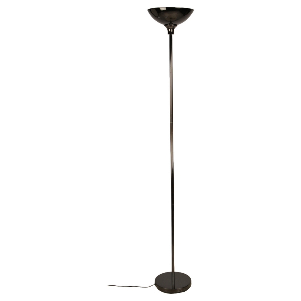 Tesco Basic Floor Lamp Black Chrome Finish