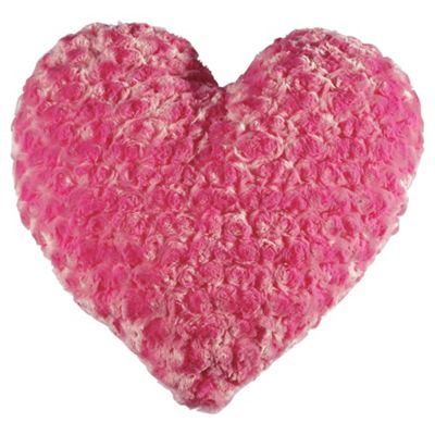 Buy Tesco Kids Rose Fur Heart Cushion, Pink from our Cushions range - Tesco