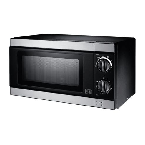 Tesco Mmbs14 17l Solo Microwave Black Silver