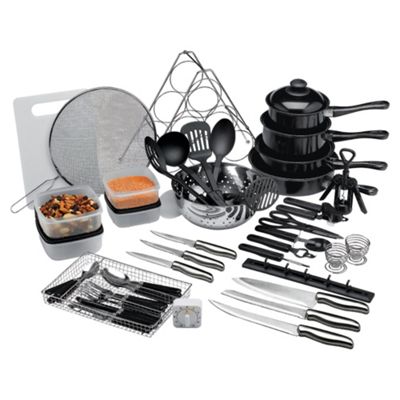 Buy 50 Piece Steel And Non Stick Kitchen  Starter  Set  from 