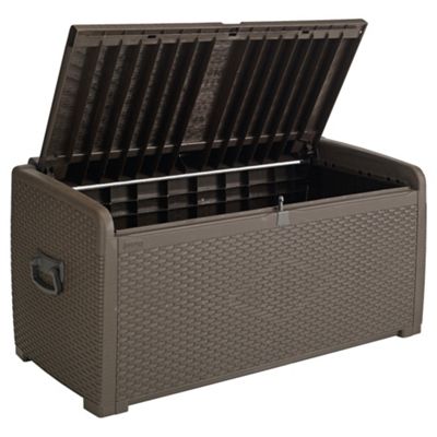 Buy Keter Rattan Effect Plastic Storage Box with seat from our Keter