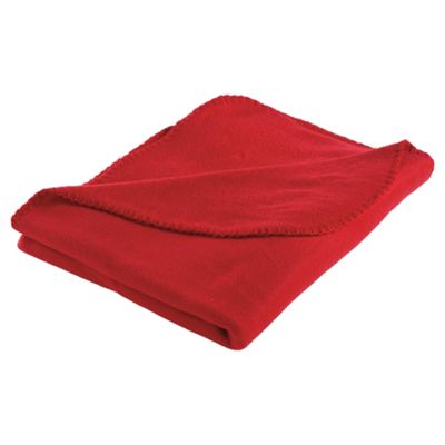 Buy Tesco Kids Fleece Blanket, Red from our Throws, Blankets