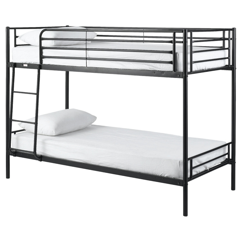 Mika Twin Bunk Bed Frame, Vanilla