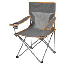 Buy Tesco Airflow Folding Camping Chair, Grey Extra Large from our ...