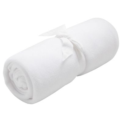 Buy Tesco Fleece Blanket Moses/Crib, White from our Baby Blankets range