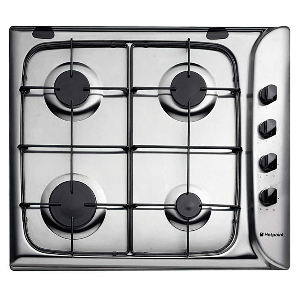 Hotpoint GF640X Stainless Steel 4 Burner Gas Hob