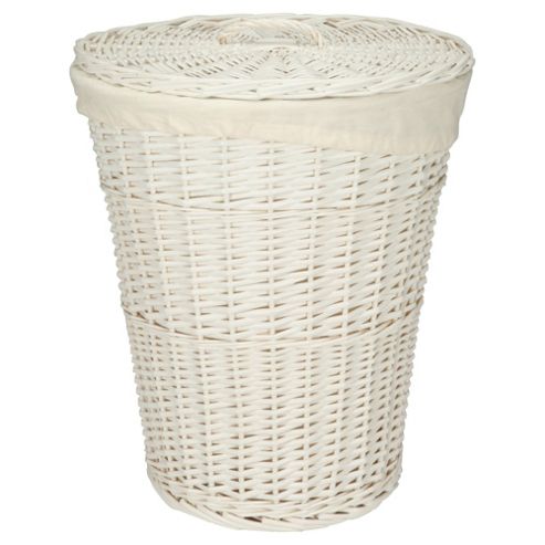 Buy Tesco Wicker Laundry Basket White from our Laundry Bins & Baskets ...