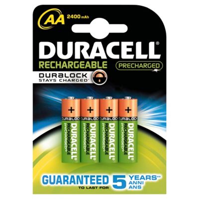 Buy Duracell 4 Pack Rechargeable AA Batteries from our Batteries range ...