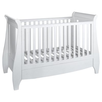 tesco sleigh cot bed