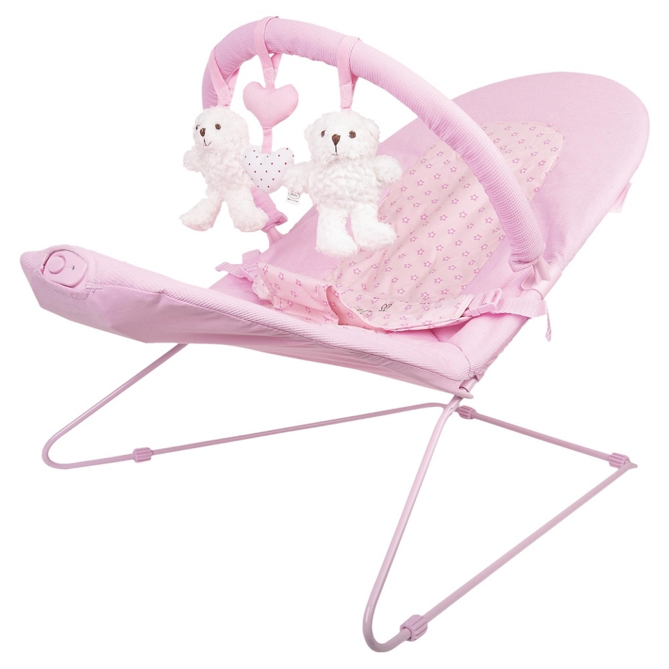 Obaby B is for Bear Vibrating Bouncer, Pink