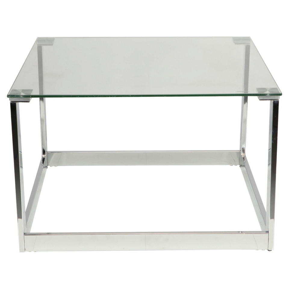 Saturn Coffee Table, Chrome & Glass