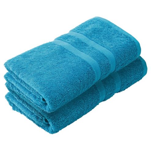 Buy Tesco Bath Towel Twin Pack Turquoise from our Bath Towels range - Tesco