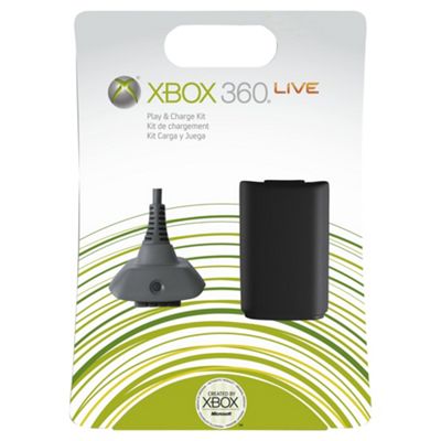 Buy Xbox 360 Play And Charge Kit Black from our All Gaming Accessories ...