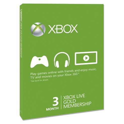 Buy Xbox Live - 3 Month Gold Card from our Points Cards & Subscriptions ...