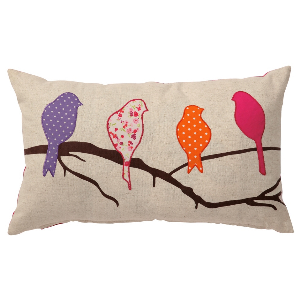 Buy Tesco Applique Birds Cushion 30x50 from our Cushions range   Tesco 